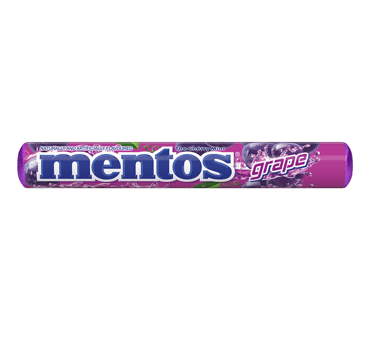 آدامس جویدنی با طعم انگور منتوس Mentos Grape